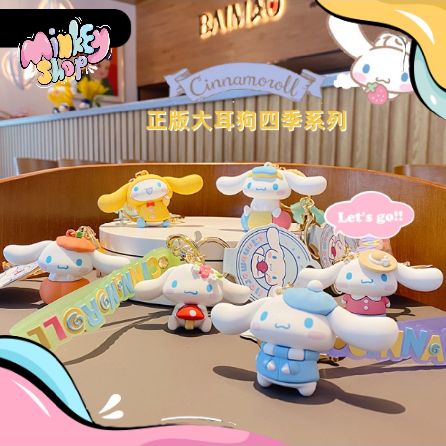 Móc Khóa Đẹp Hình Thỏ CIN Tai To Dễ Thương phụ kiện Túi Xách -Minkey