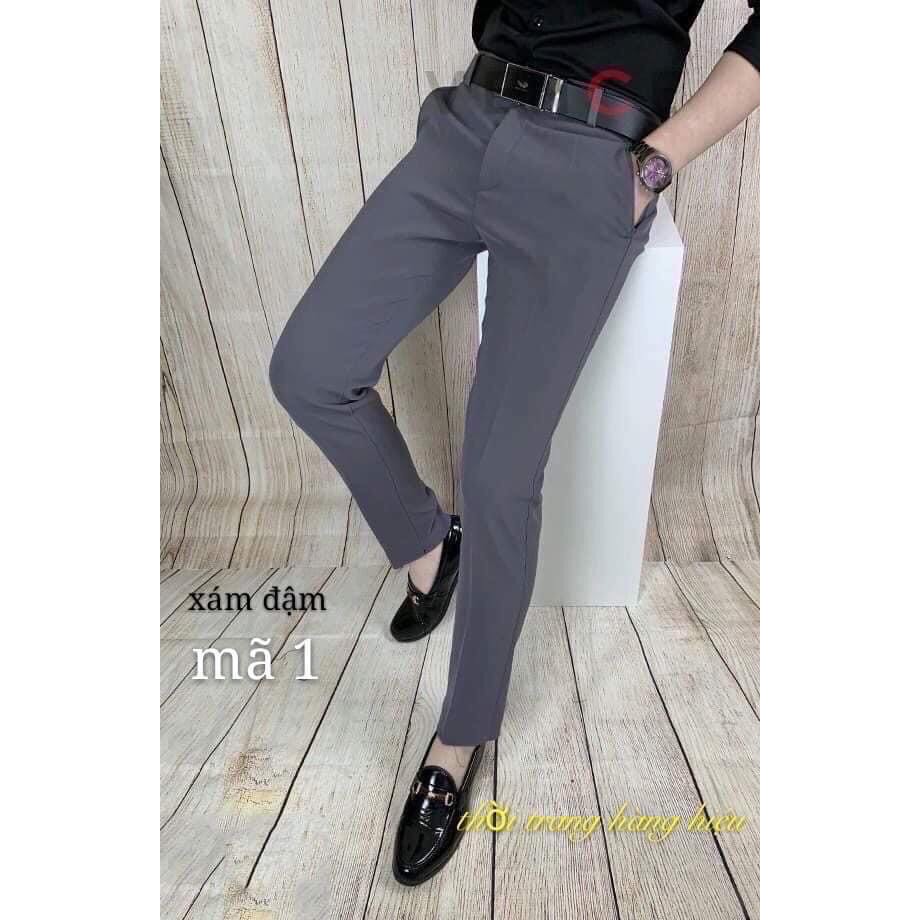 Quần Âu Nam Hado Dáng Côn Đẹp, Quần Tây Nam Vải Tuyết Mưa Co giãn Phong Cách Nam Tính | BigBuy360 - bigbuy360.vn