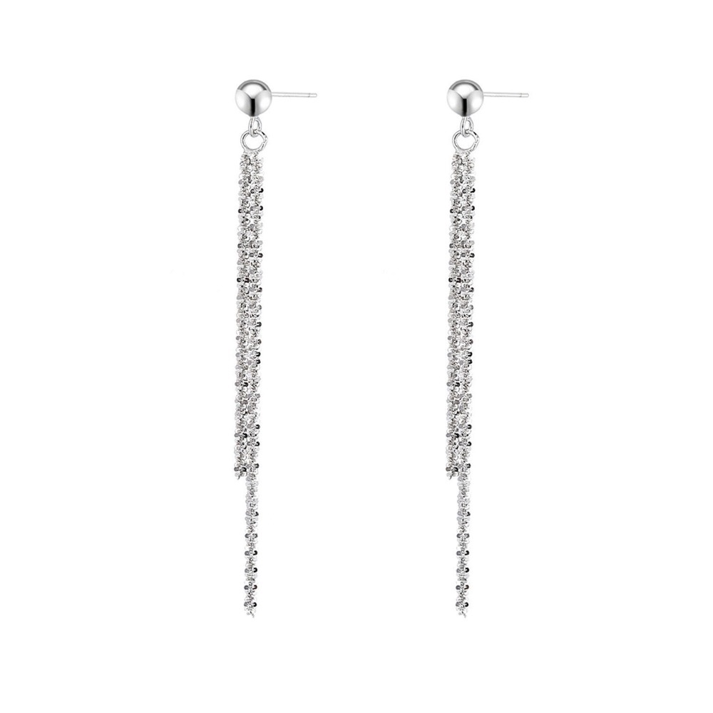 Khuyên Tai Dáng Dài Đính Ngôi Sao Phong Cách Hàn Quốc Tinh Tế Mới