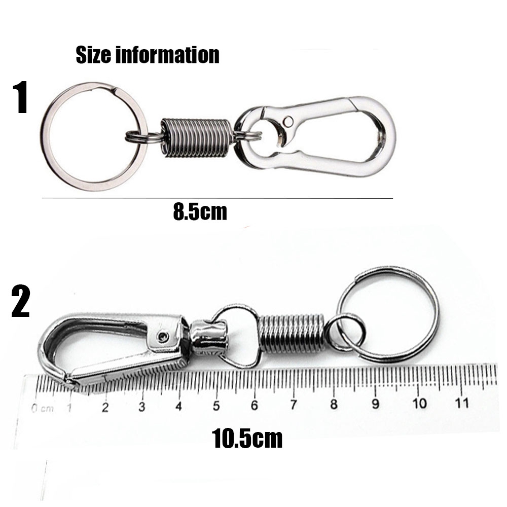 1/2 Móc Khóa Hình Quả Bầu Bằng Thép Không Gỉ