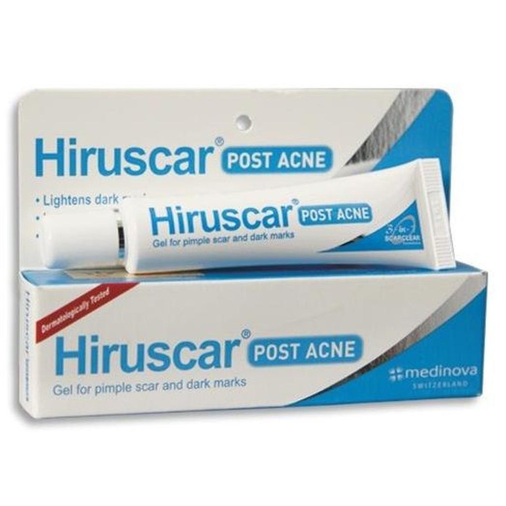 gel làm mờ sẹo và thâm mụn Hiruscar Post Acne 5g