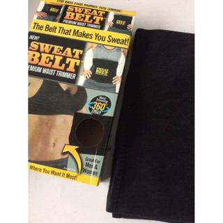 Đai nịt bụng giảm mỡ Sweat Belt (Đen)