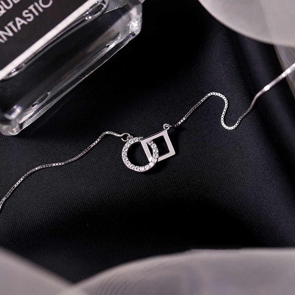 EXPEN Vòng cổ Mặt Nhẫn Đôi Cho Nữ