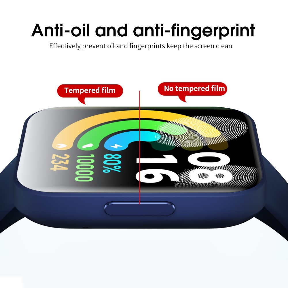 1 miếng dán Hydrogel bảo vệ toàn màn hình cho đồng hồ thông minh Xiaomi Watch 2 / Lite Redmi Watch 2