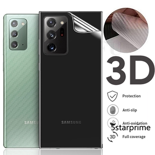 Bộ 2 miếng dán cường lực lưng bằng sợi carbon 3D mềm cho Samsung Galaxy Note 20 Ultra S20 Plus