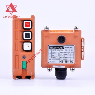 Bộ điều khiển cầu trục f21-2s 220v 380v , bộ điều khiển telecane