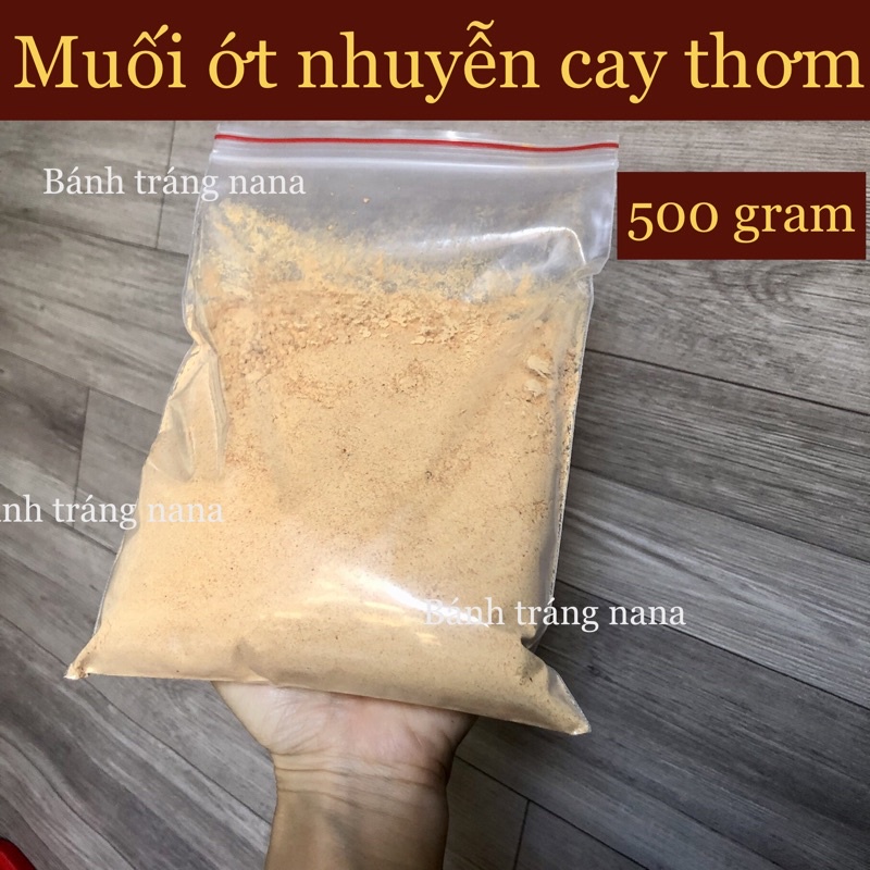 Muối ớt nhuyễn cay Tây Ninh Loại NGON 500gram.