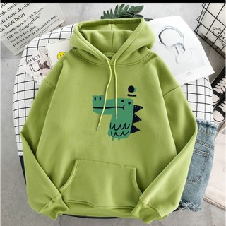 Áo hoodie khủng long mũi lợn chất nỉ bông dày siêu ấm 60