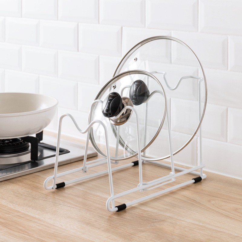 Giá Dắt Vung Nồi Nhà Bếp Đa Năng - Thiết Kế Tinh Tế Theo Phong Cách Nhật Bản