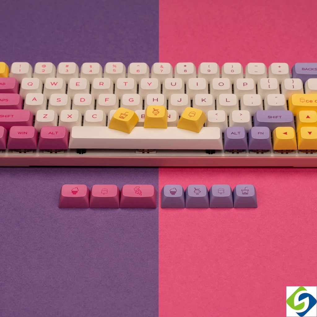 Bàn Phím Số 61 / 71 / 87 / 104 /108 pbt 60 / 61 / 64 / 68 keycap 60% 65% 85% Chất Lượng Cao