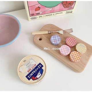 Washi tape hình caro nhiều màu sắc