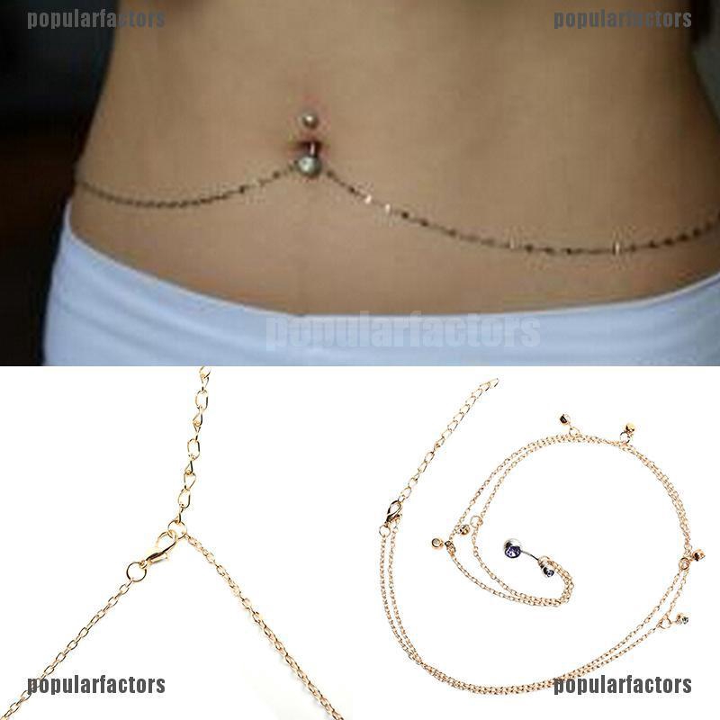 Khuyên Rốn Đính Đá Pha Lê 14g Thời Trang