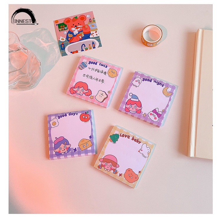 Tập Giấy Ghi Chú Hình Dáng Dễ Thương