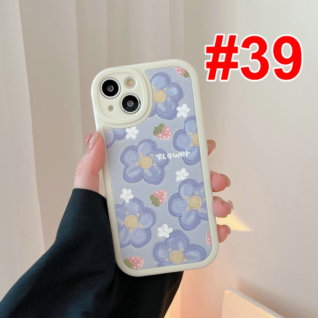 Xiaomi Redmi 10C 10 9S 9T 9C 9A Note 11S 10S 10 9 8 7 Pro mi POCO X3 NFC F3 M3 11 Lite 10T Pro 4G 5G strawberry flowers tulip bear Skin Shockproof Soft Phone Case Full camera protector Back Cover DY 39