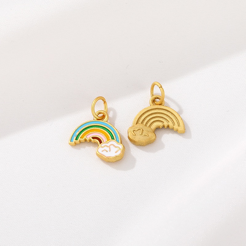 Phụ Kiện Hạt Làm Trang Sức Hình Sư Tử Mạ Vàng