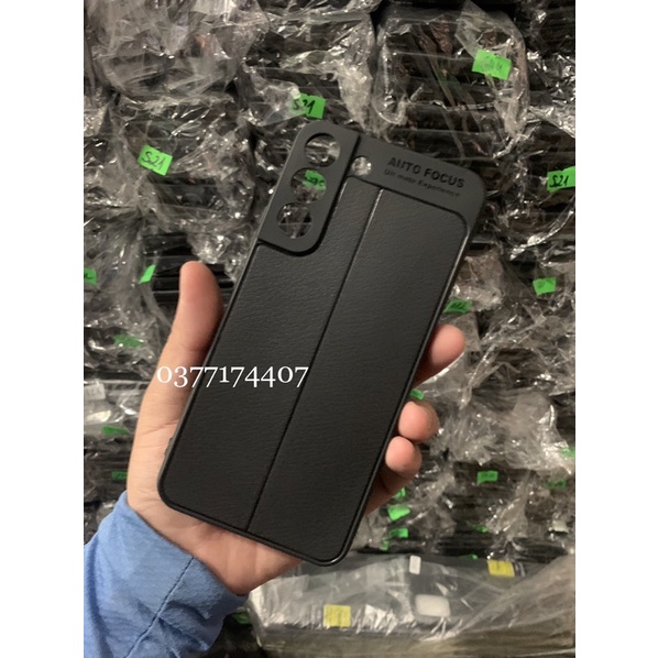 Ốp lưng dẻo Vân da cho Samsung S22, S22 Plus, S22 Ultra hiệu Auto Focus cao cấp