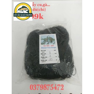 Lưới sợi dù Thái bẫy cu,gà dài 20m cao 4m