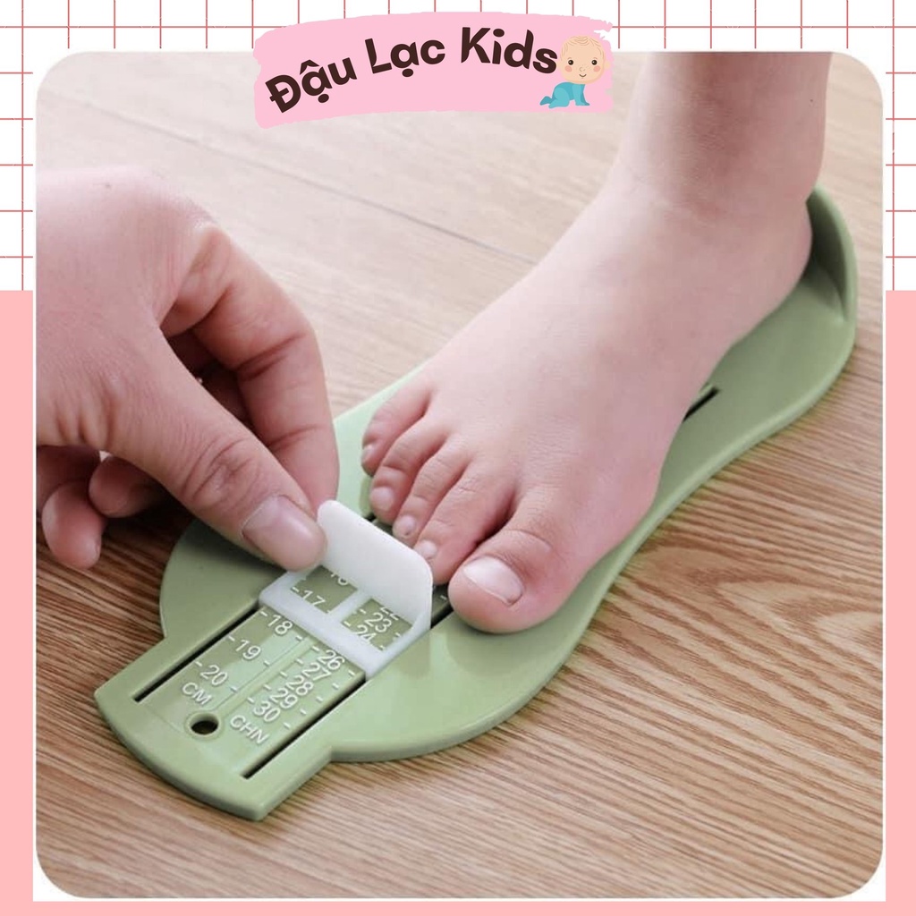 Thước Đo Chiều Dài Bàn Chân Chọn Size Giày Chuẩn Cho Bé 0-8 tuổi