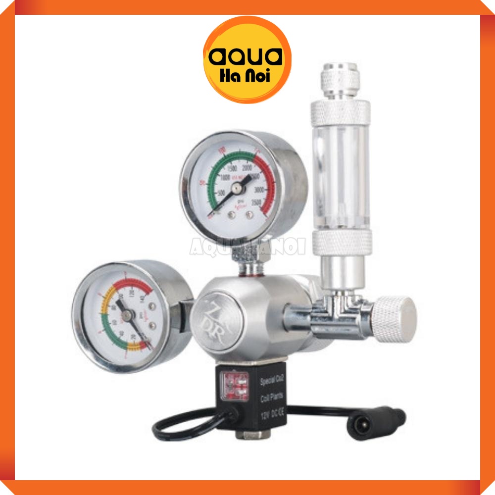 Van điện tinh chỉnh CO2 Wyin tích hợp van 1 chiều  đếm giọt - Ren G5/8 cho hồ thủy sinh