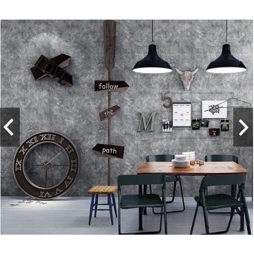 Giấy Dán Tường Xi Măng Bê Tông Nhám Có Keo Chống Thấm Nước Khổ Rộng 45cm Cuộn 10m Ovivi | BigBuy360 - bigbuy360.vn