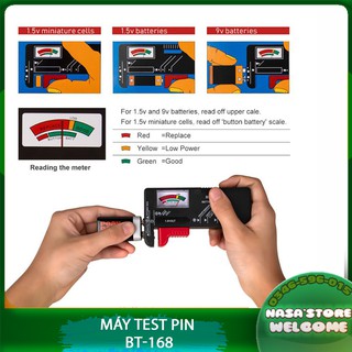 🏅🏅 máy test pin dụng cụ test pin bt-168