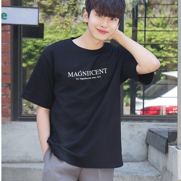 Áo Thun Unisex TN45 Form Rộng Nam Nữ Magnificent chất cotton 100% siêu thoáng mát phong cách Hàn Quốc Haley