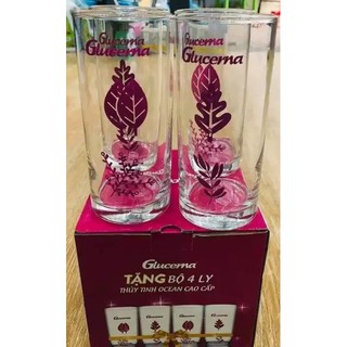 BỘ 4 LY THỦY TINH OCEAN QUÀ TẶNG GLUCERNA