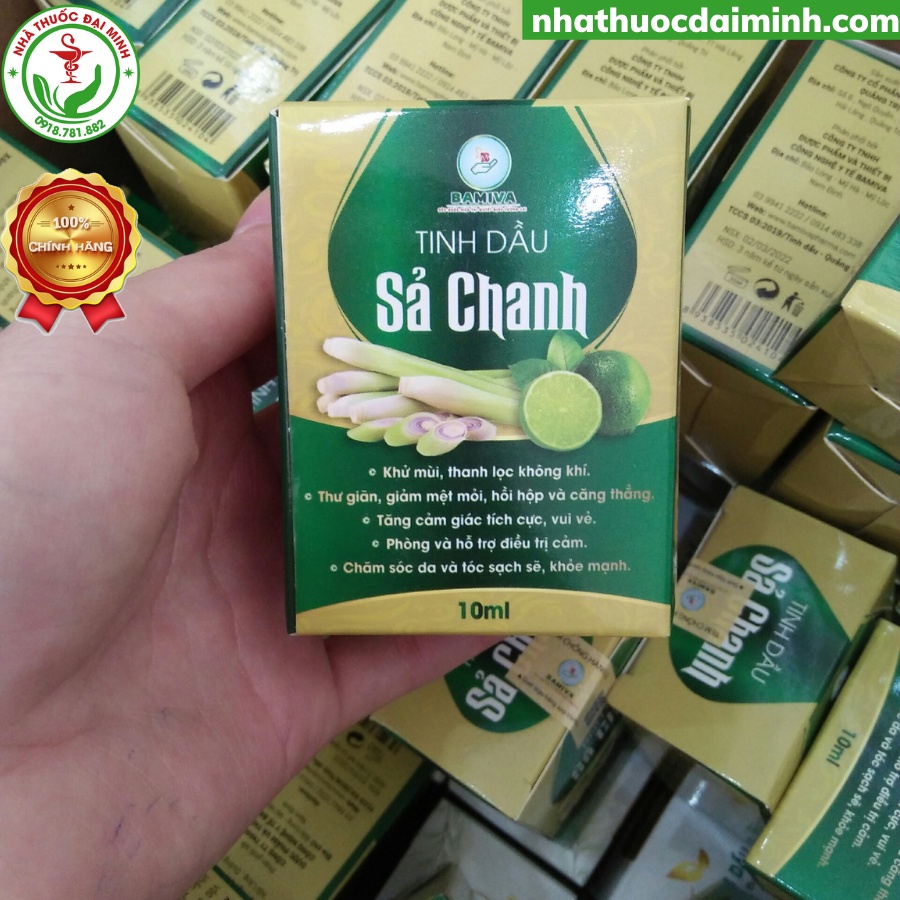 Tinh Dầu Sả Chanh Lọ 10ml