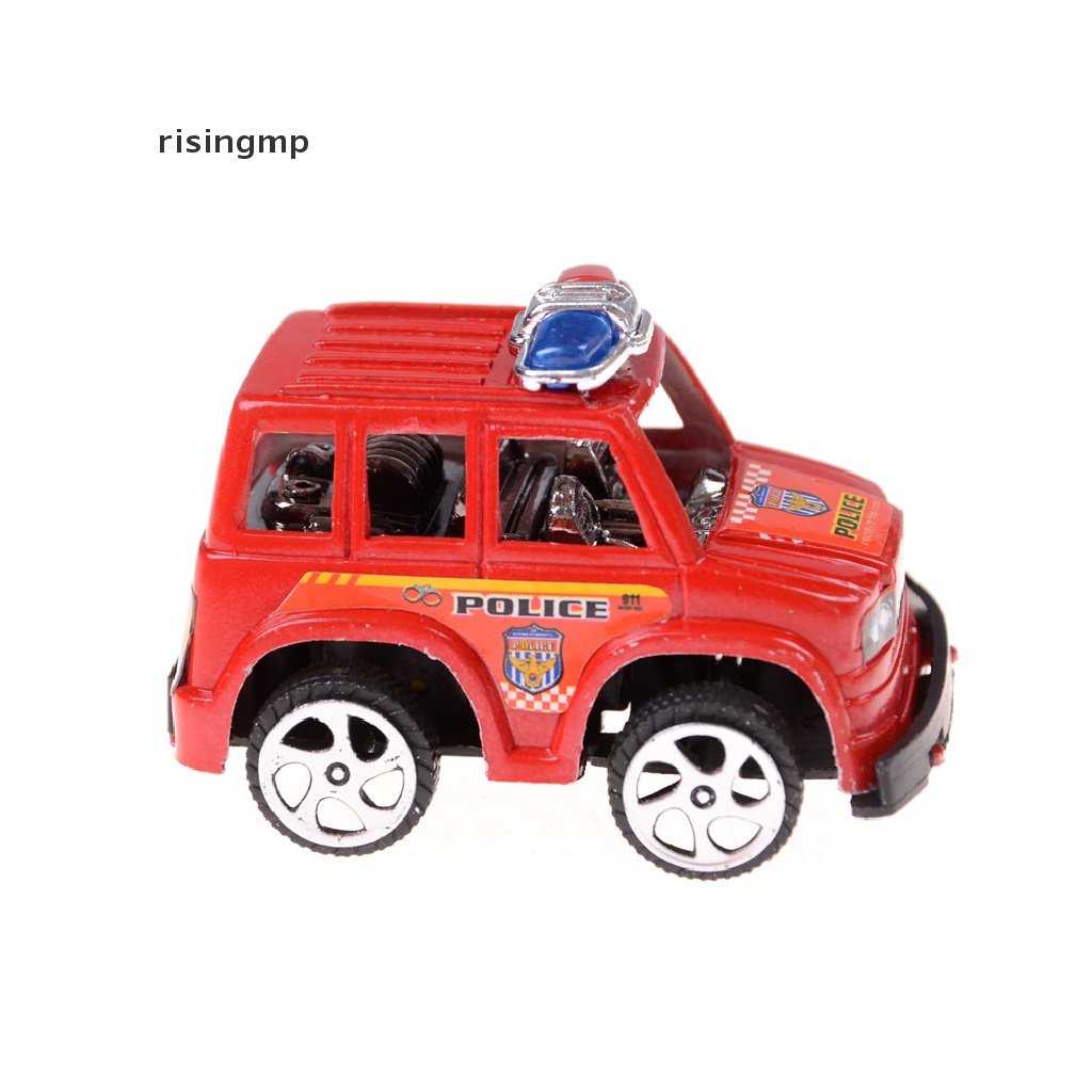 Đồ Chơi Xe Cảnh Sát Kéo Lưng Bằng Nhựa Dành Cho Trẻ Em ♨Nóng Bỏng