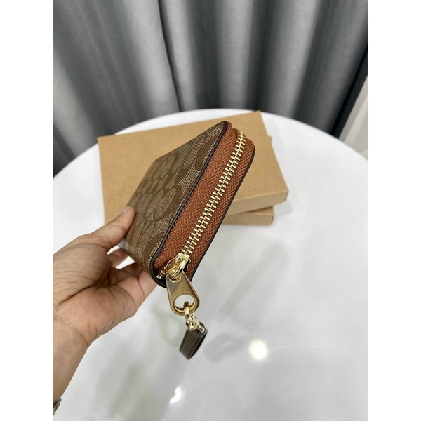 LONG ZIP AROUND WALLET IN SIGNATURE CANVAS ✨✨  🌟Ví coach dài