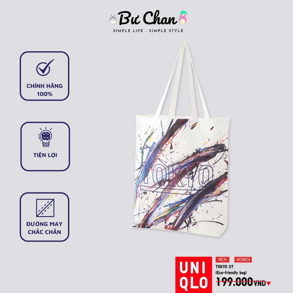 Túi Tote UT TOKYO x Yamaguchi ❤️ (UNIQLO Nhật Chính Hãng)