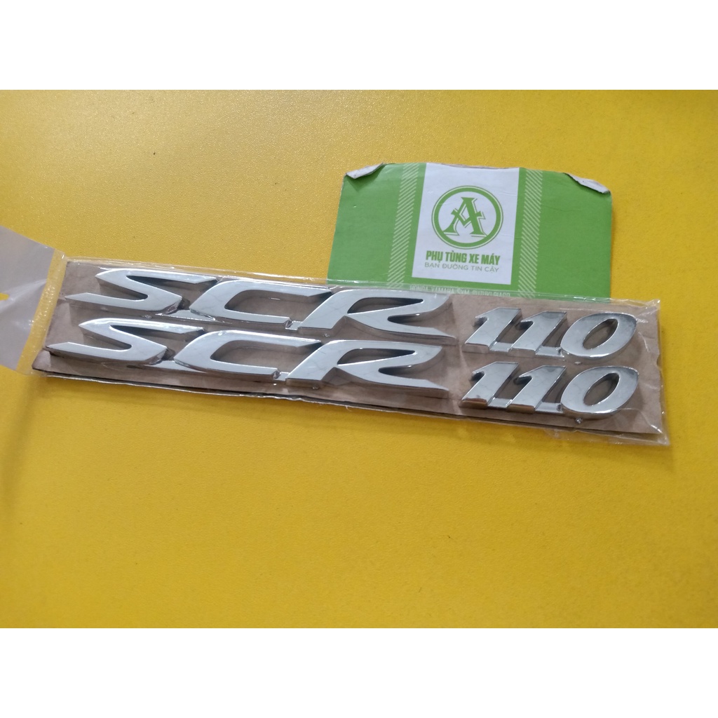Tem chữ nổi honda scr 110