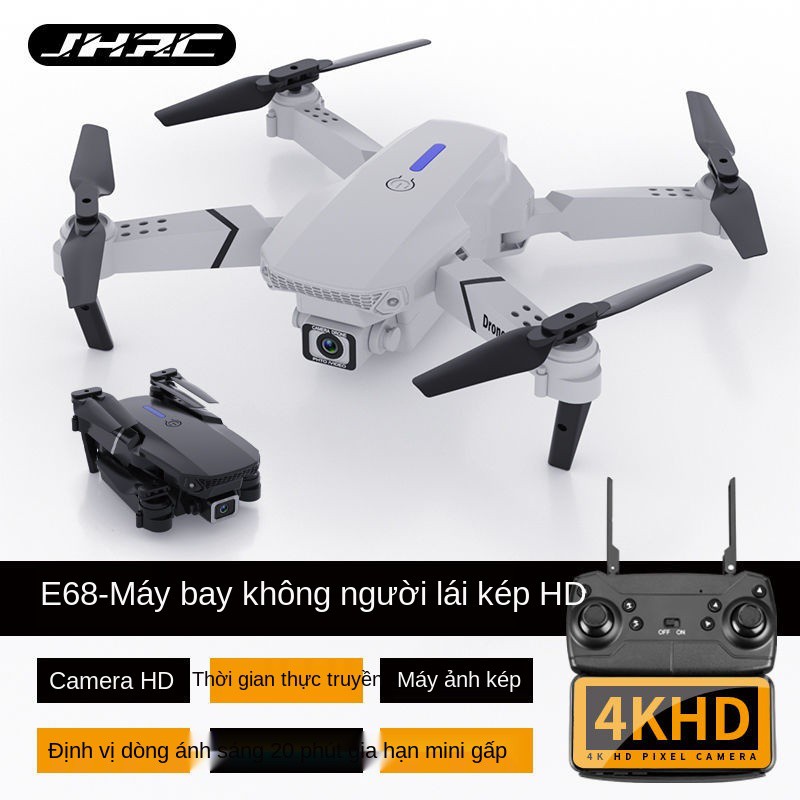 Gấp cố định độ cao máy bay điều khiển từ xa 4k UAV HD chuyên nghiệp Chụp ảnh trên không quadcopter đồ chơi sạc