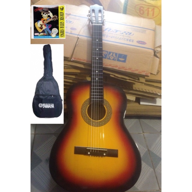 Combo đàn guitar S40 kèm bao và dây dự phòng cho người mới tập chơi. Tại kho