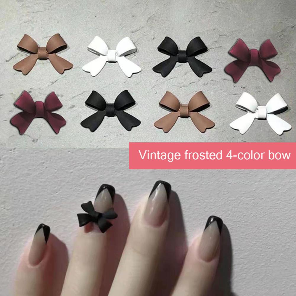 MOCHO Phụ Kiện Trang Trí Móng Tay 3D Hình Nơ Xinh Xắn