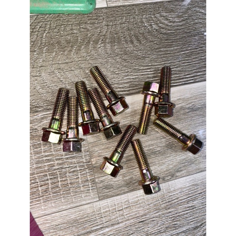 Sản phẩm gia đình làm: 10 con ốc láp phi 10 bắt thẳng 1 đầu ren