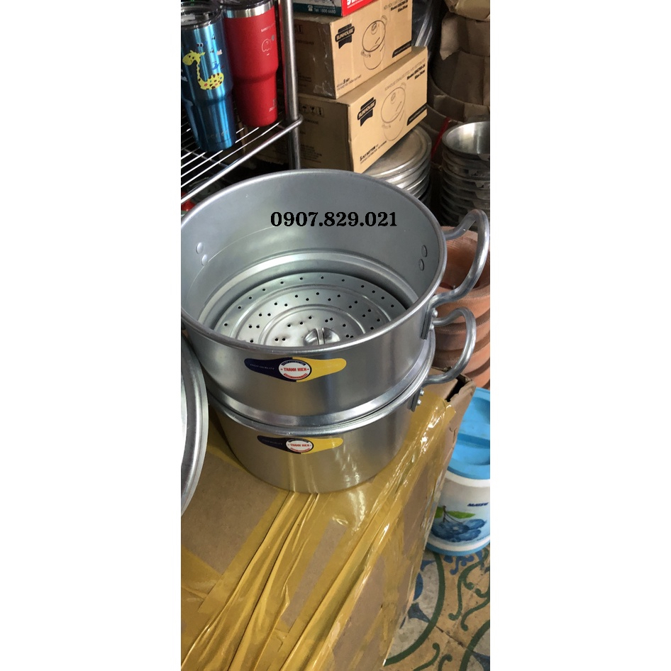 Bộ Chõ Nhôm Hấp Xôi Thanh Hiền Size THƯỜNG