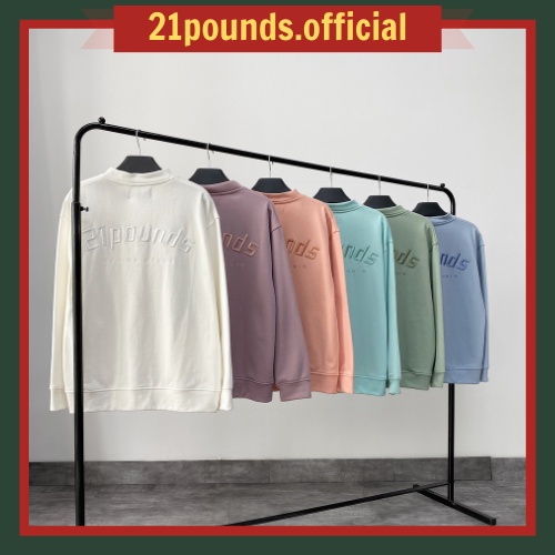 Áo cardigan logo thêu nổi 21pounds nóO