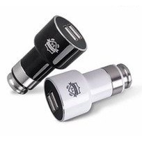Tẩu sạc ô tô siêu nhanh 3.0 cao cấp, có 2 đầu ra USB, kết hợp đầu PHÁ KÍNH trong trường hợp khẩn cấp (Mã T11)