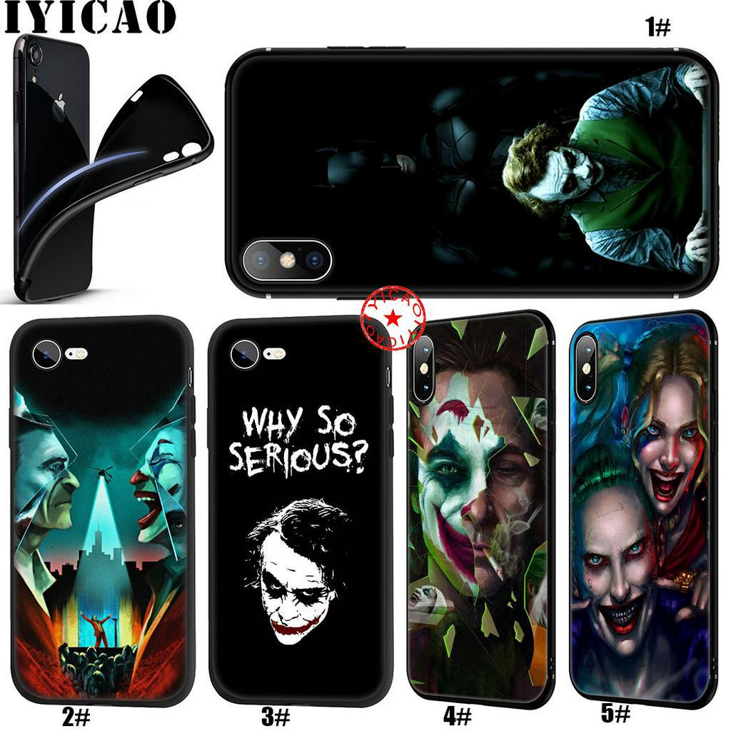 Ốp Điện Thoại Hình joker CP106 Cho iPhone XS Max XR X 5 5s 6 6s 7 8 10 Plus