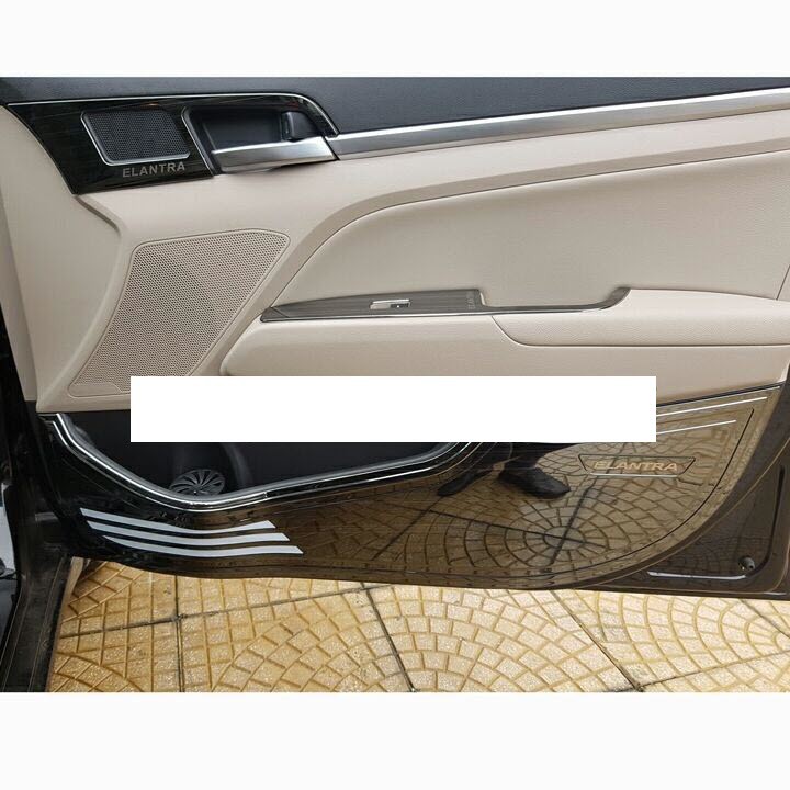 Ốp chống xước Tapli cánh cửa xe Huyndai Elantra 2016 - 2017- 2018- 2019- 2020- 2021- 1 bộ 4 chiếc Hàng titan cao cấp