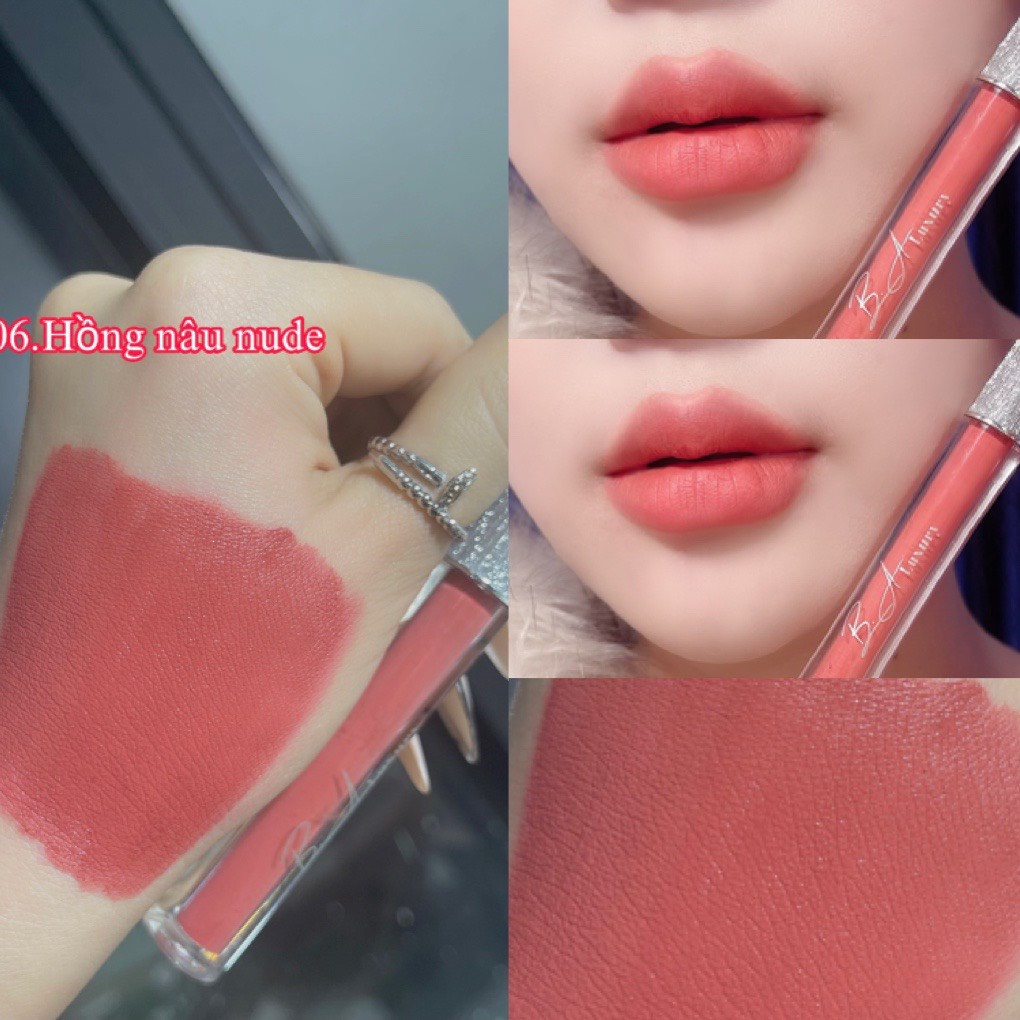 Son B.A Luxury V3 - Son Kem Hữu Cơ Siêu Lì Mềm Môi Không Chì Cao Cấp