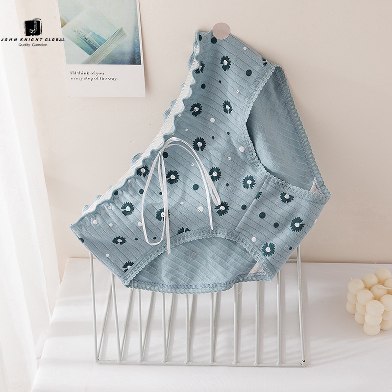 JKG Quần Lót Cotton Lưng Vừa In Hoa Cúc Dễ Thương Cho Nữ | BigBuy360 - bigbuy360.vn