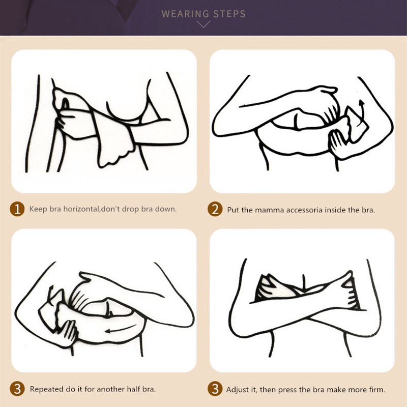 Miếng dán che ngực LEVAO thiết kế thoáng khí tiện lợi không bị lộ