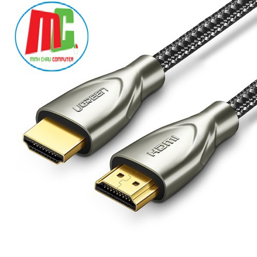 [Mã ELHACE giảm 4% đơn 300K] Cáp HDMI 2.0 Carbon chuẩn 4K@60MHz Dài 3m Ugreen 50109 - Hàng Chính Hãng