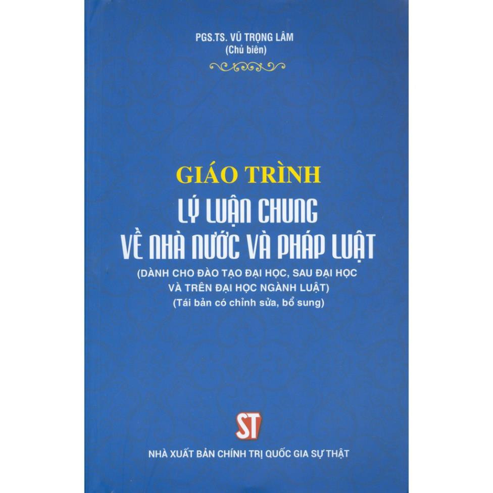 Sách - Giáo Trình Lý Luận Chung Về Nhà Nước Và Pháp Luật - Nhà Sách Thiên Vũ