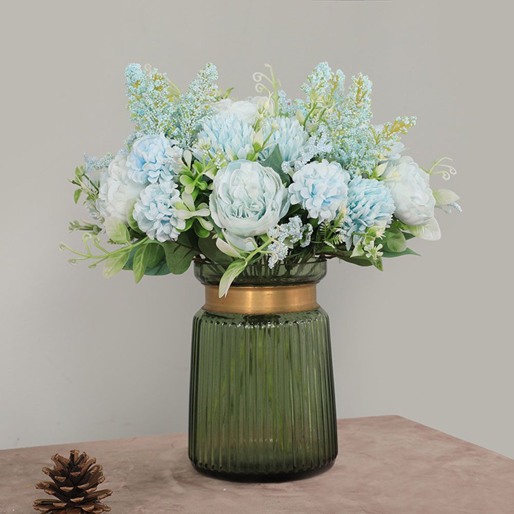 CONOPERY Hoa hồng giả cầm tay bằng lụa dùng trang trí DIY tùy chọn màu sắc