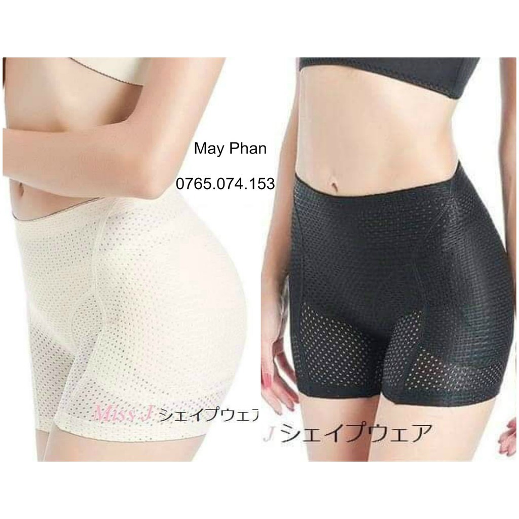 Quần nịt bụng [XẢ KHO CHÍNH HÃNG] Quần độn hông mông lưới cao cấp xuất Nhật Miss J Vietcorset