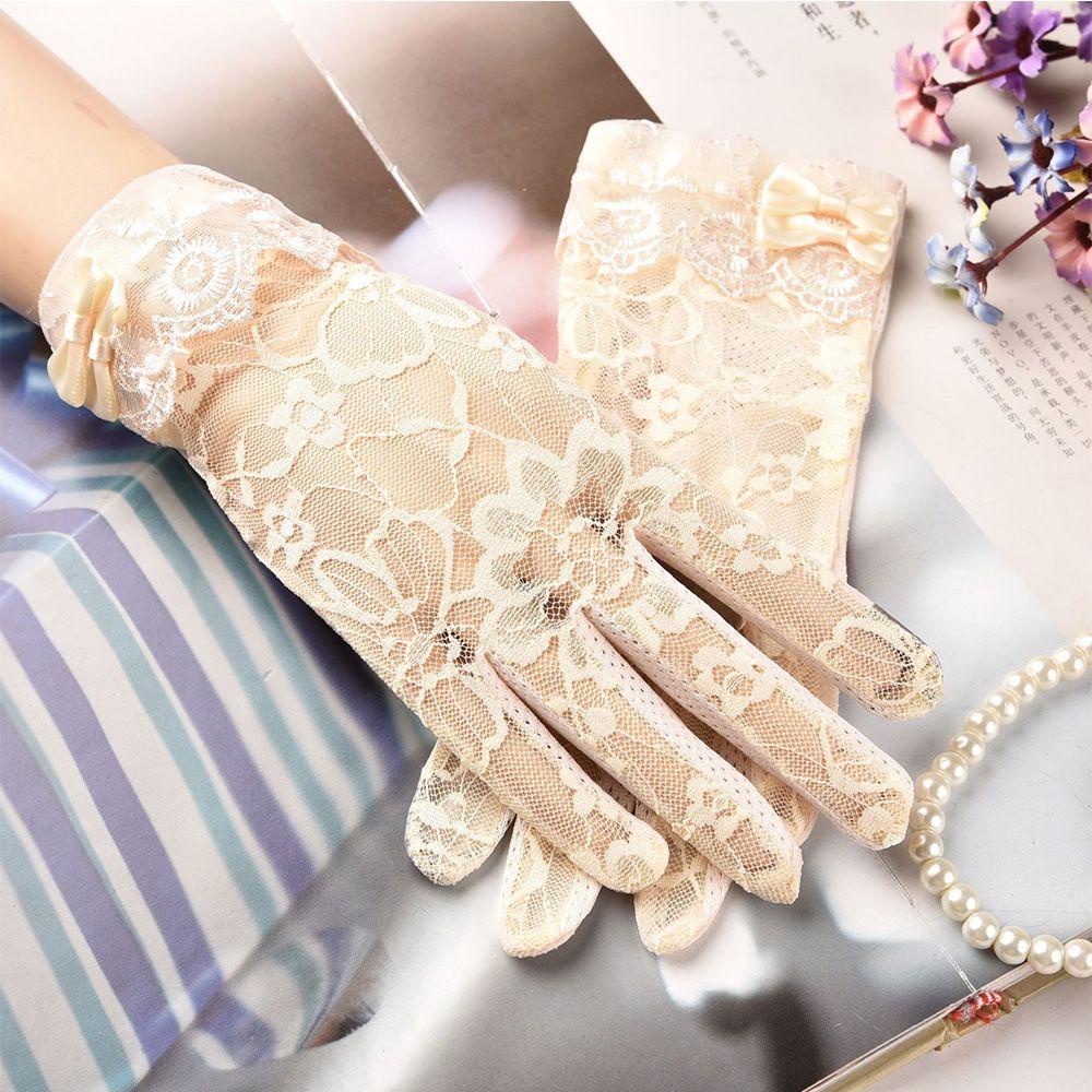 Găng Tay Ren Hoa Thời Trang Nữ Tính