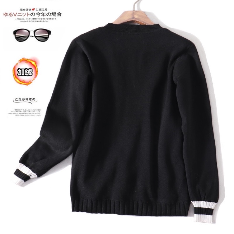 Áo Len Trái Tim Lót Nhung Siêu Dày